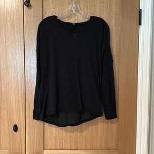 Lululemon open back long sleeve shirt